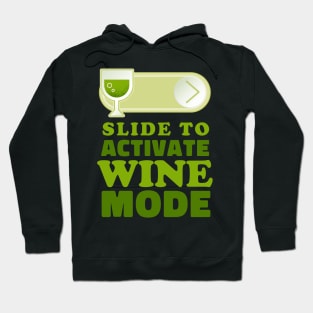 Slide to unlock Wine Hoodie